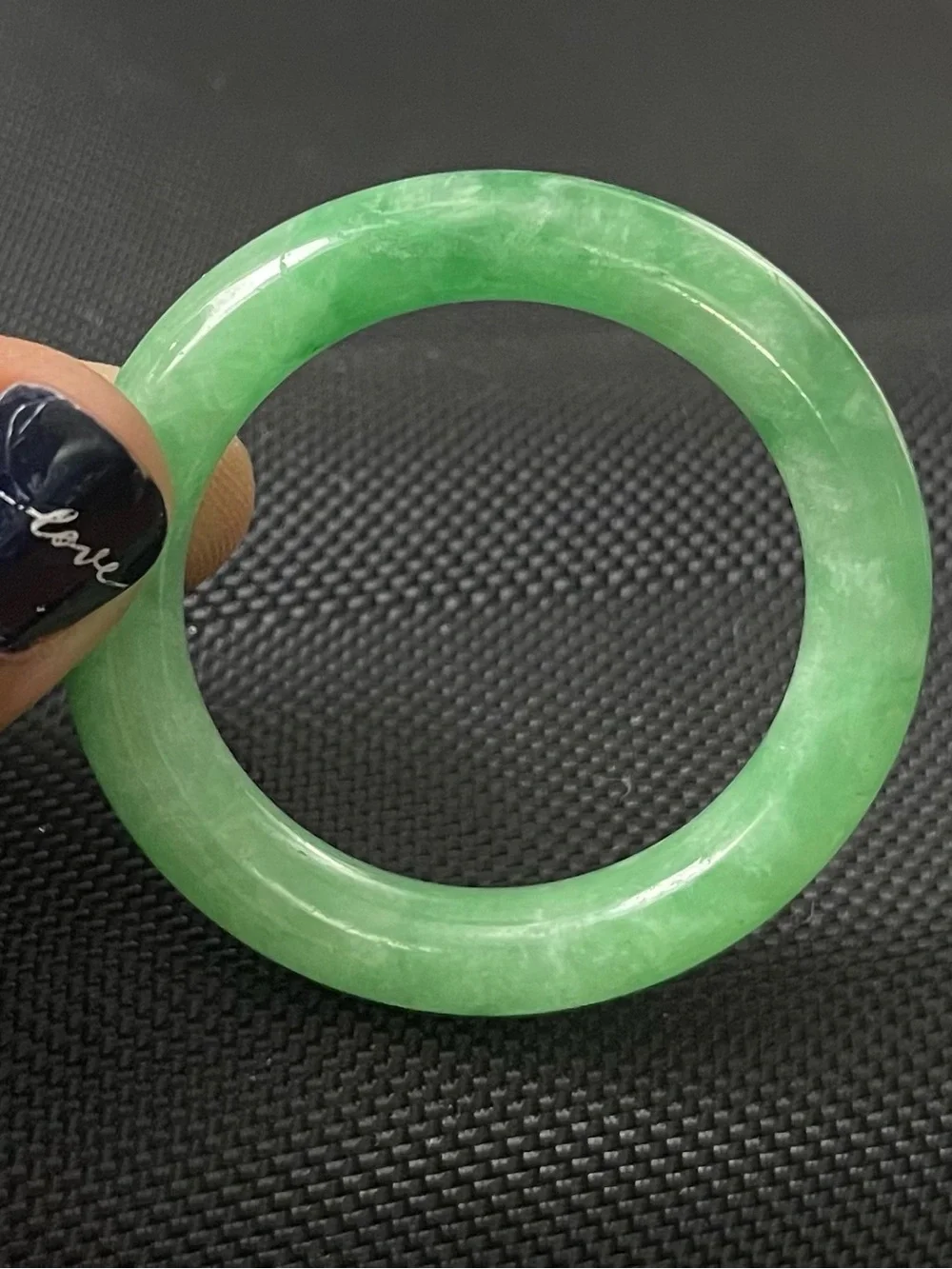 Green Jade Bangle Bracelet - Baby Jewelry